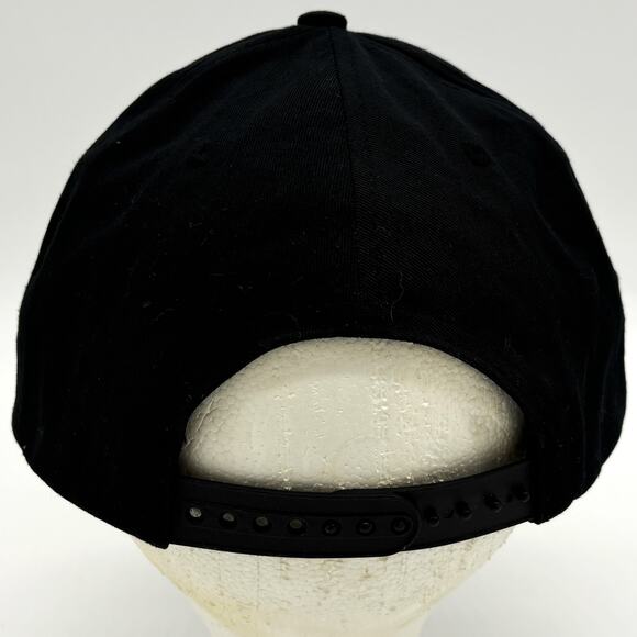 Vtg Bozkee Arizona Diamondbacks Baseball Hat Black Red Snakeskin Bill Snapback - Picture 3 of 9